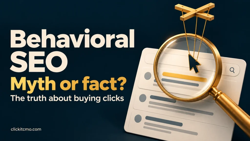 Behavioral SEO: Myth or Fact? The Truth About Buying Clicks