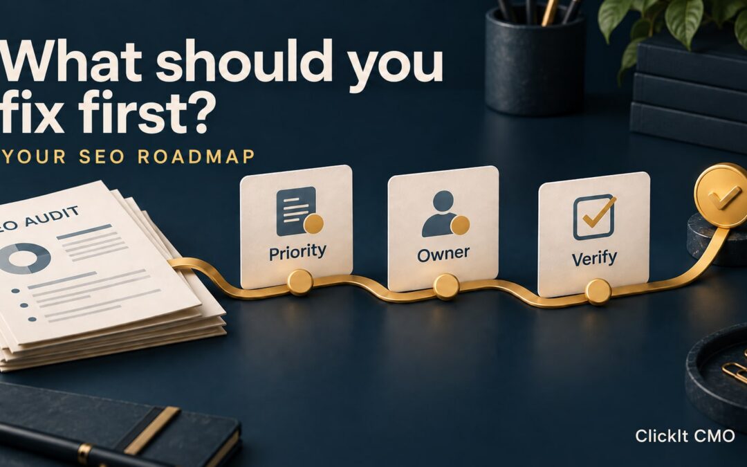 Your SEO roadmap after an audit… What should you fix first?